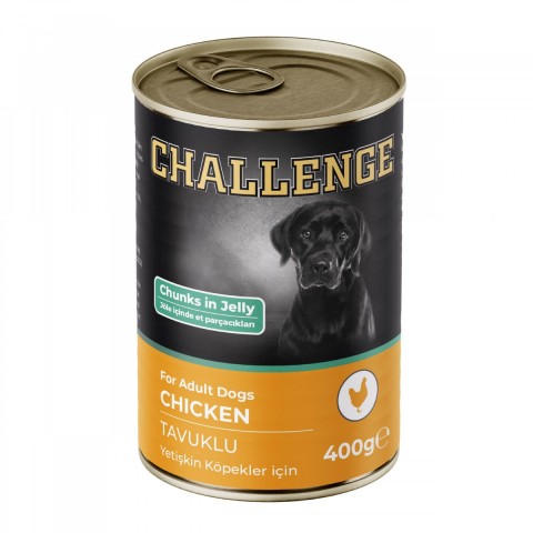 Challenge Tavuklu Yetişkin Köpek Konservesi 400 gr Challenge Tavuklu Yetişkin Köpek Konservesi 400 gr