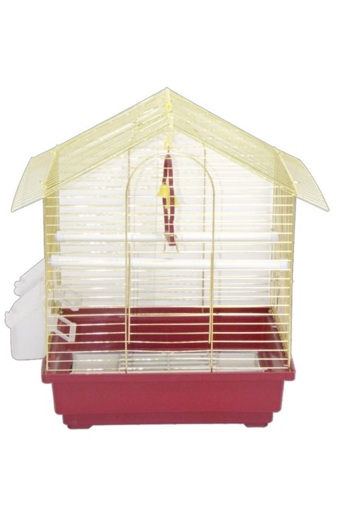 Dayang İki Kapılı Çatılı Muh.kafes Pirinç 30x23x39 Dayang İki Kapılı Çatılı Muh.kafes Pirinç 30x23x39