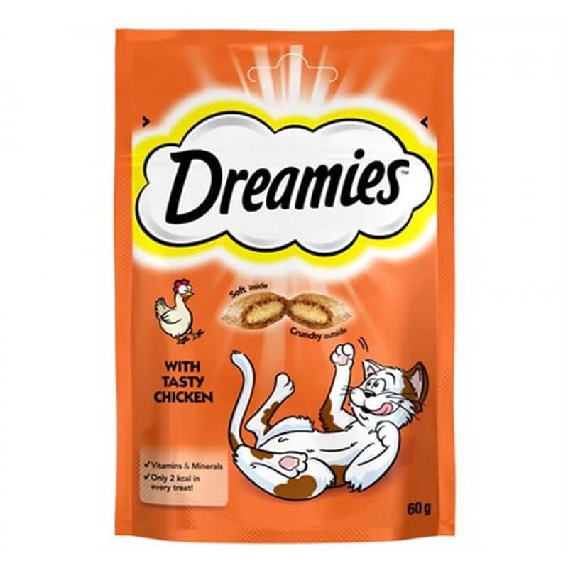 Dreamies Kedi Ödül ( 4 Çeşit Tavuk,Somon,Peynir,Ördek )
