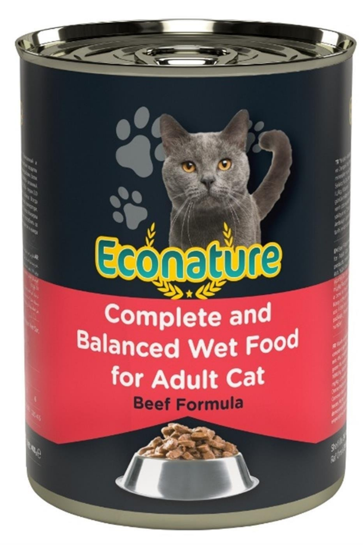 Econature Sığır Etli Yetişkin Kedi Konservesi 400 Gr