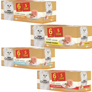 Gourmet Gold Multipack KIYILMIŞ (HİNDİ,TAVUK,SIĞIR,TON BALIĞI) 4 Çeşit Gourmet Gold Multipack KIYILMIŞ (HİNDİ,TAVUK,SIĞIR,TON BALIĞI) 4 Çeşit
