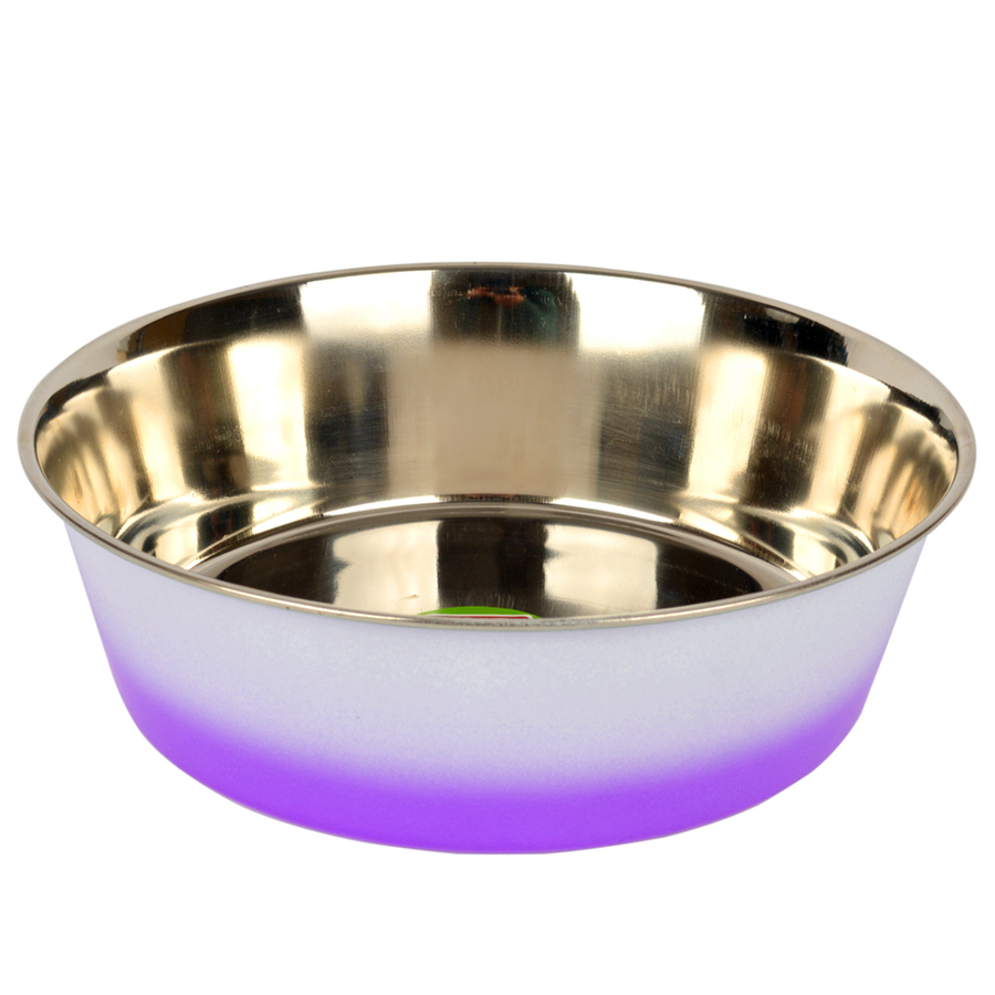 KE 2300DS Çift Renkli Çelik Mama Kabı 23 cm