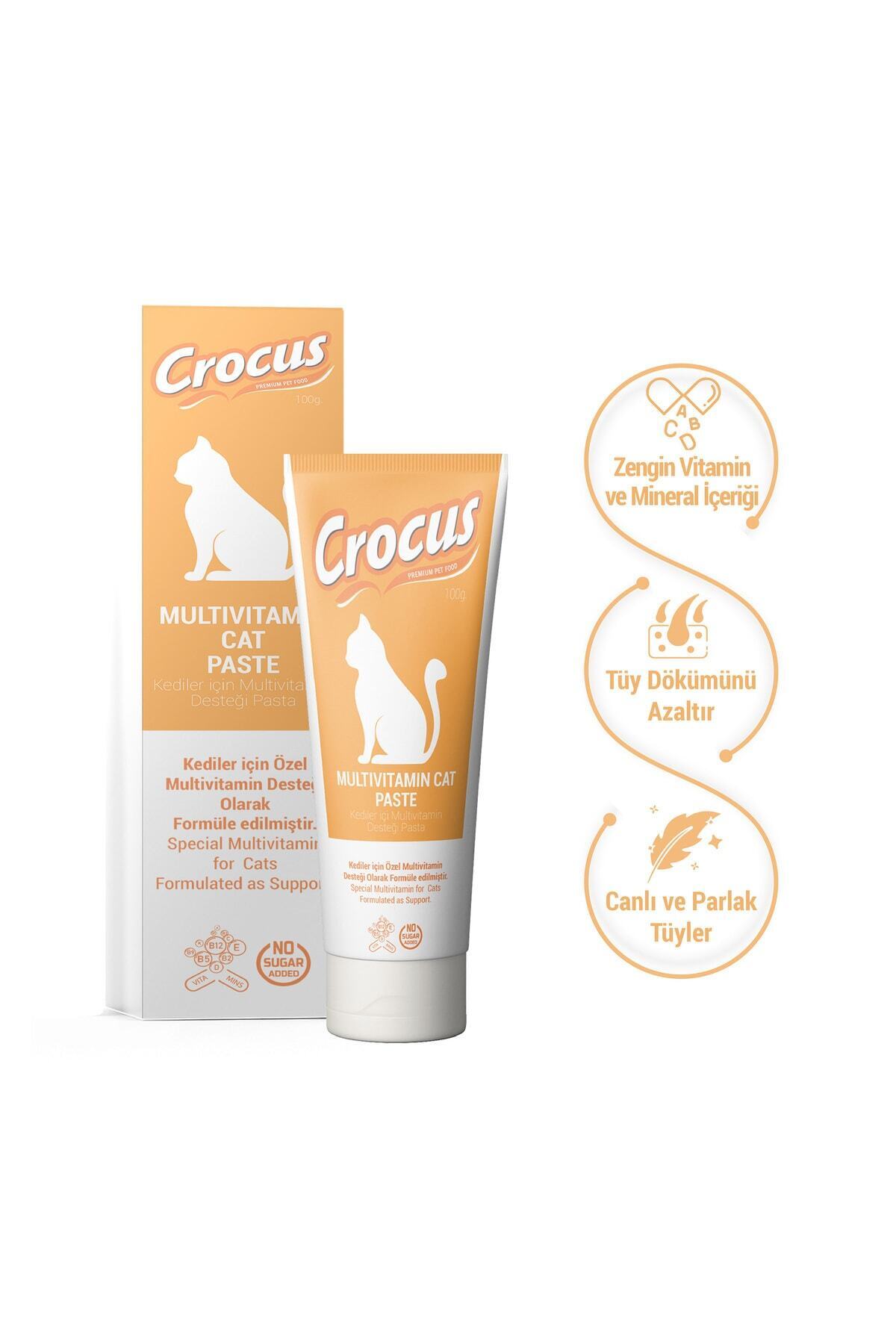 Crocus Kedi Multivitamin Macun 100 Gram