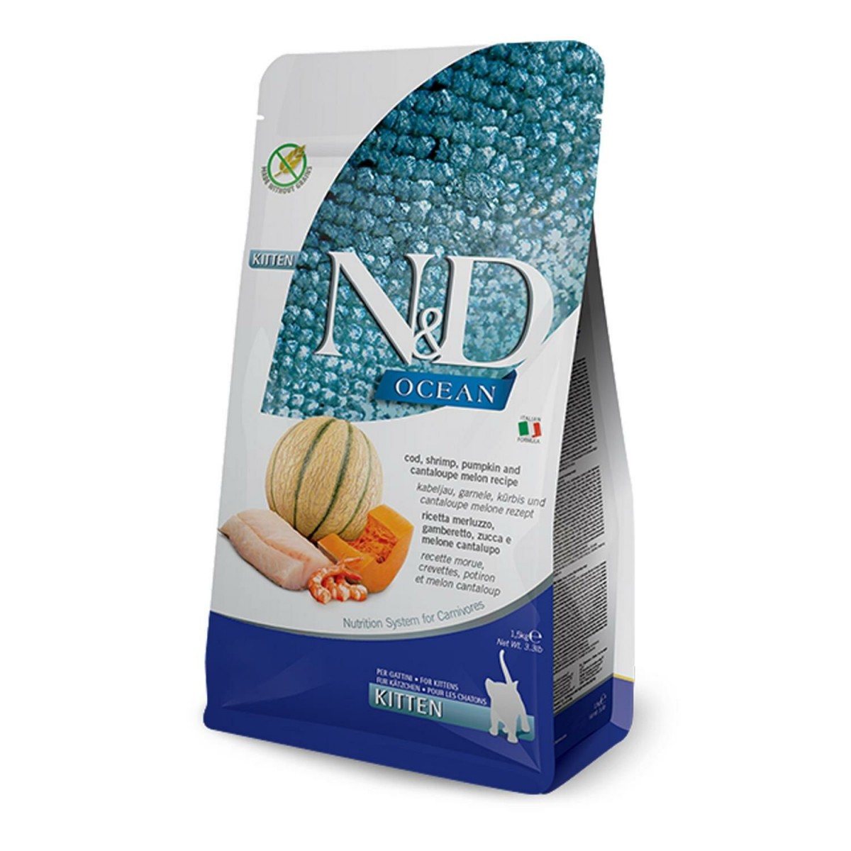 Nd Ocean Morina Kitten Tahılsız Kedi Maması 1.5 Kg