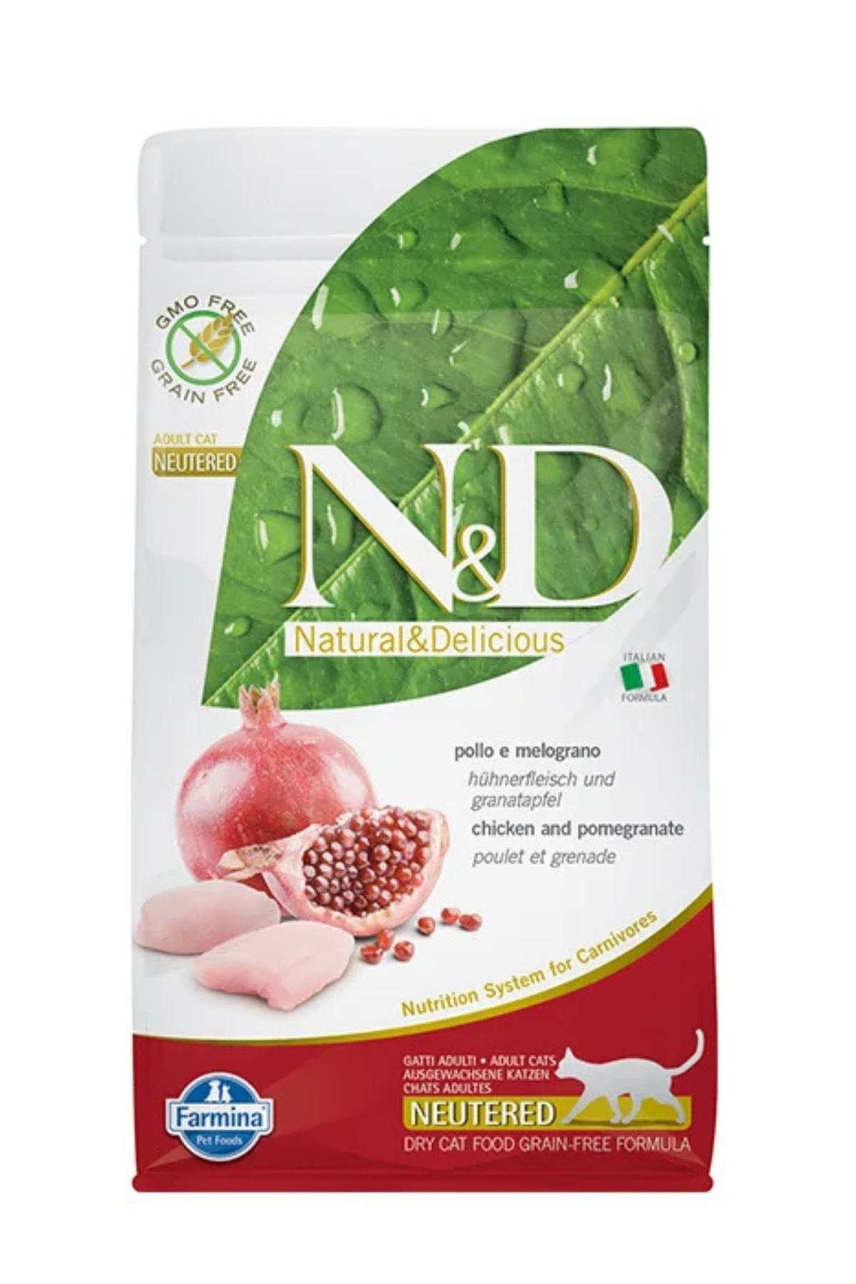 Nd Prime Tavuk & Nar Neutered Tahılsız Kedi Maması - 1.5 Kg