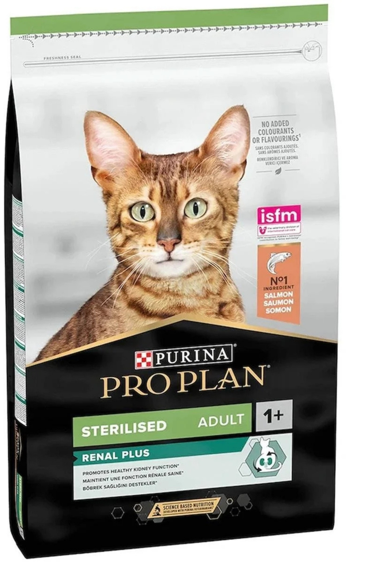 Pro Plan Sterilised Somonlu Kısırlaştırılmış Kedi Maması 10 Kg Kampanyalı Ürün (20 Adet Snacky Kedi Crunch Ödül Hairball Cont.Tavuk  Hediyeli)