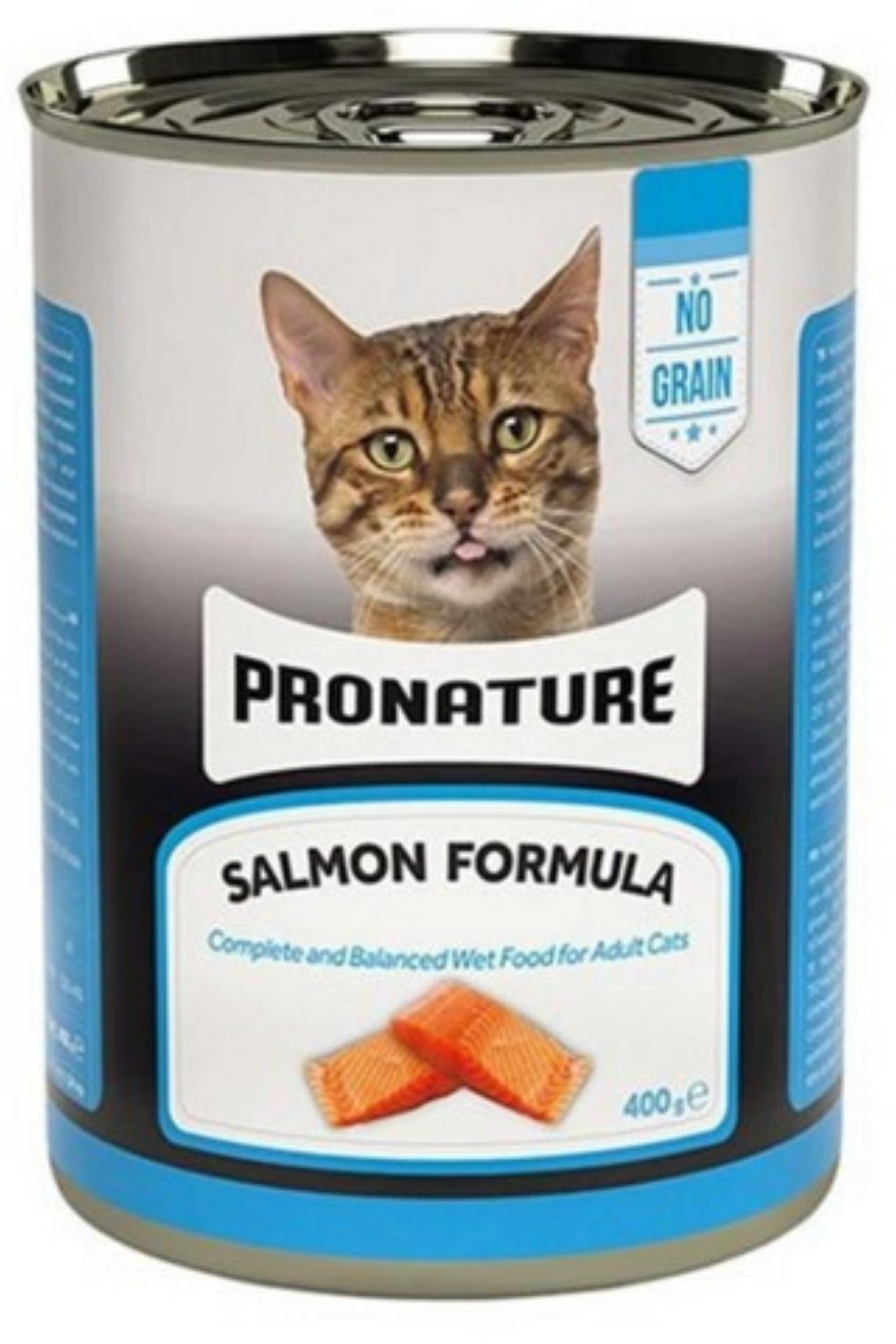 Pronature Tahılsız Somonlu Ezme Yetişkin Kedi Konservesi 400 Gr