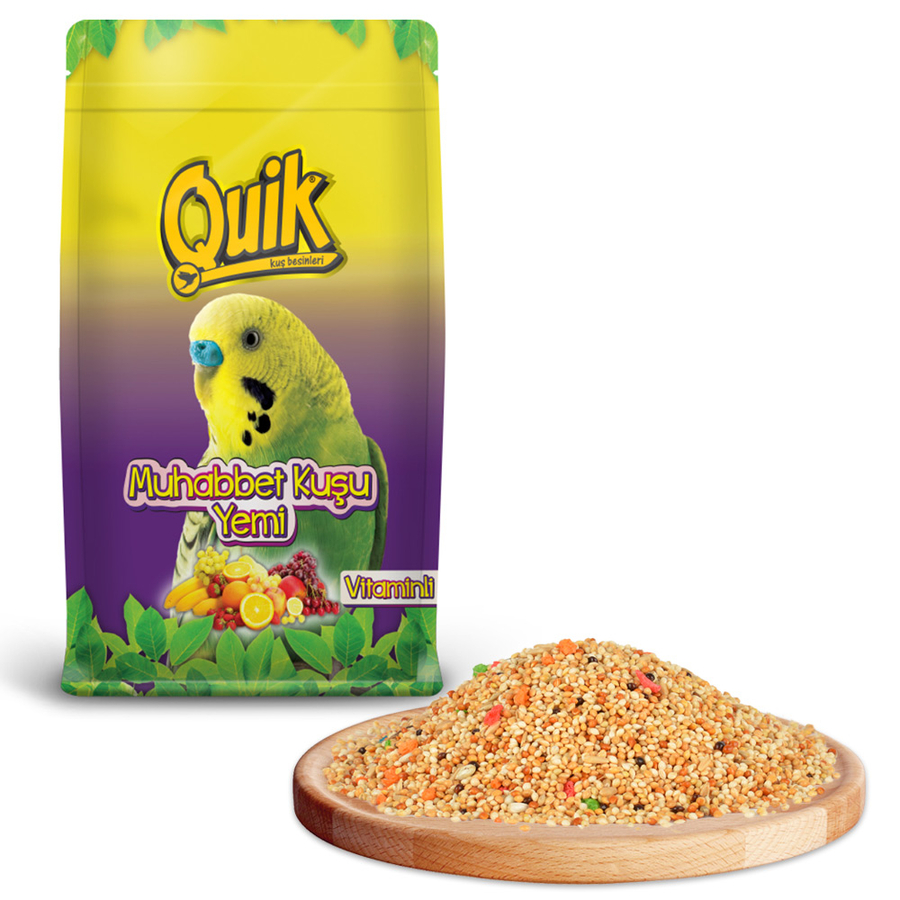 Quik Junior Yavru Muhabbet Yemi 400gr 12'li & Quik Muhabbet Yemi 400 gr 12'li