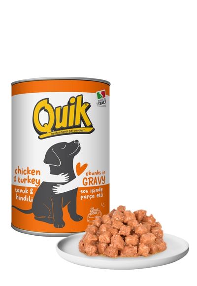 Quik Köpek 415 gr Kuzu Etli Konserve 24 Adet Quik Köpek 415 gr Kuzu Etli Konserve 24 Adet