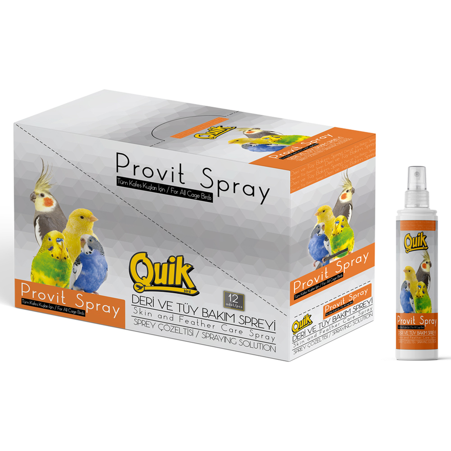 Quik Tüy ve Bakım Spreyi 50 ml 12'li Quik Tüy ve Bakım Spreyi 50 ml 12'li