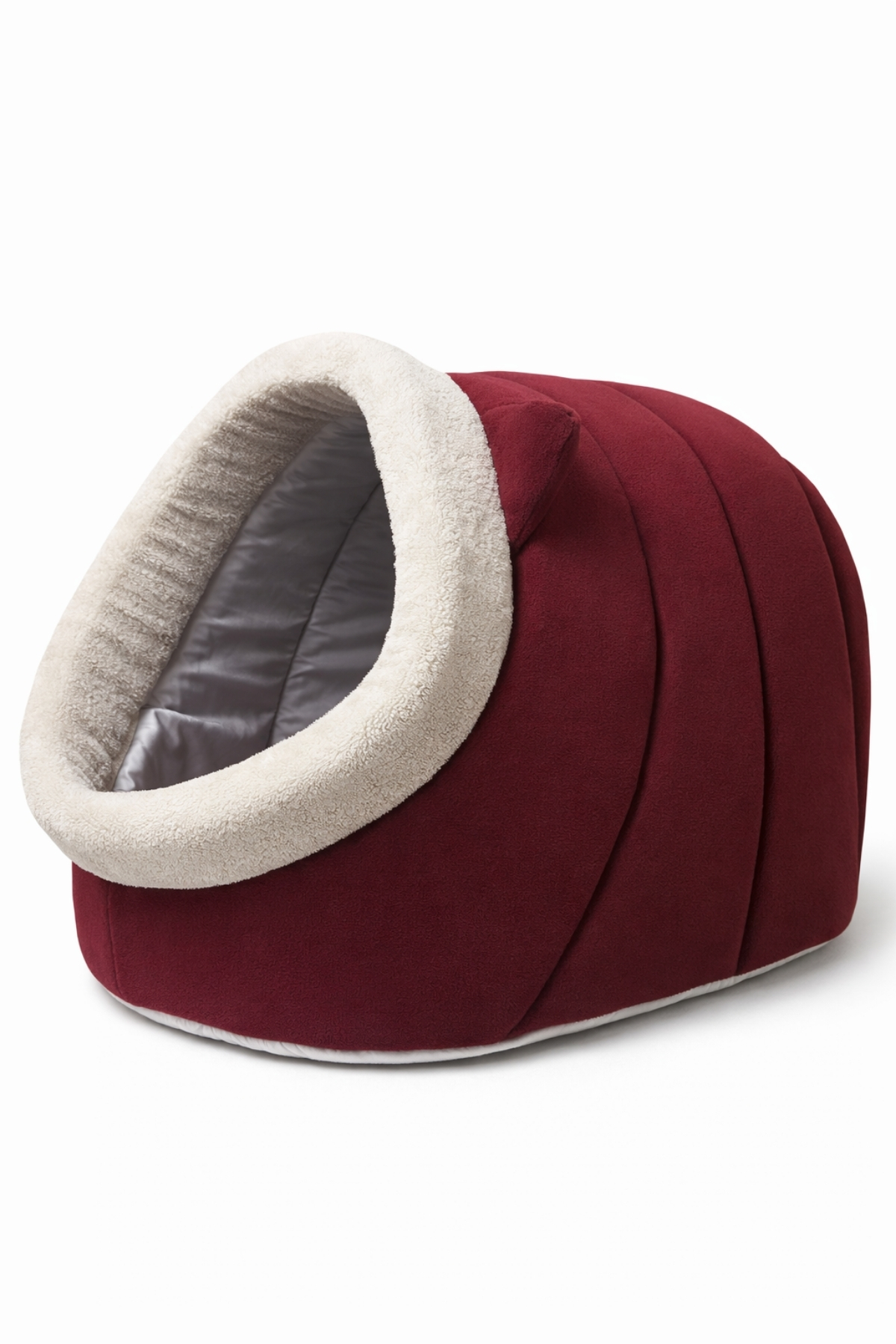 Trompet's Bordo Kulaklı Alaska Kedi ve Küçük Irk Köpek Yatağı