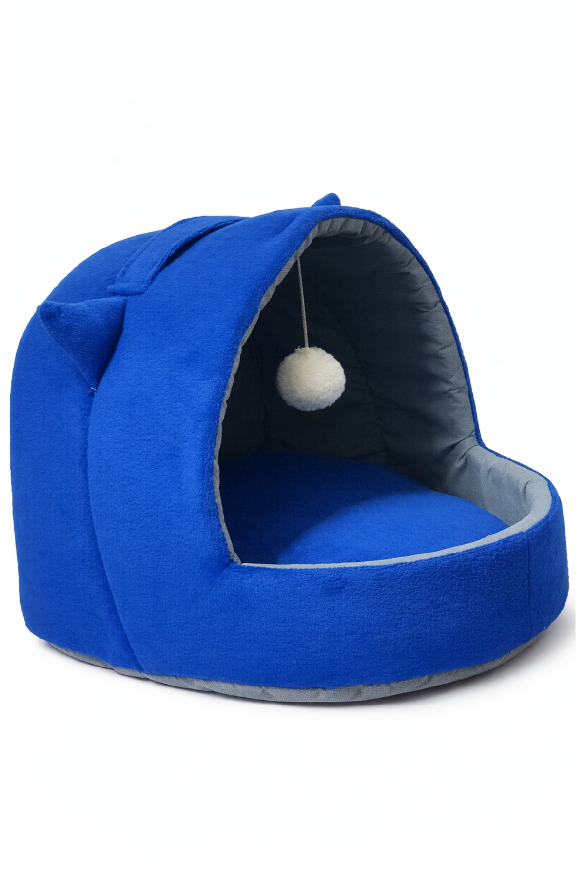 Trompet's Mavi Kulaklı Yıkanabilir Kedi ve Köpek Yatağı