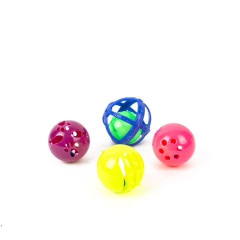 32204 Sesli Kedi Oyun Topu 4'lü-6 Adet