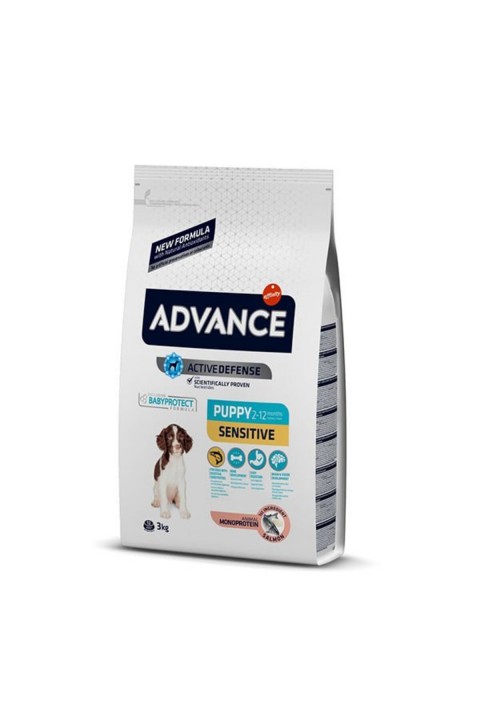 Advance Puppy Sensitive Somonlu Yavru Köpek Maması 3 Kg