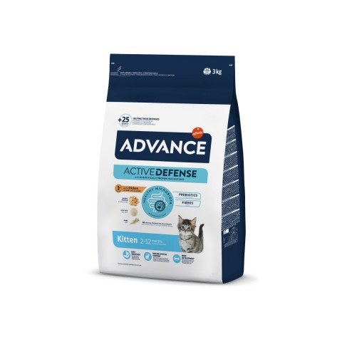 Advance Kitten Chicken & Rice Tavuklu ve Pirinçli Yavru Kedi Maması 3 Kg
