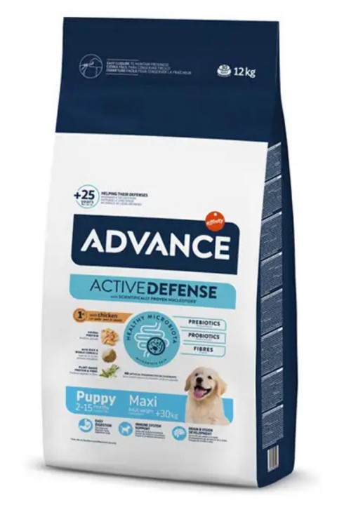Advance Puppy Maxi Tavuklu Büyük Irk Yavru Köpek Maması 12 Kg