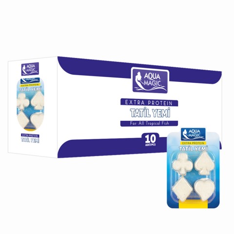 Aqua Magic Haftalık Tatil Yemi 4'lü 10 Adet.