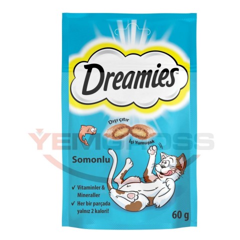 Dreamies Somonlu Kedi Ödülü - 60 Gr