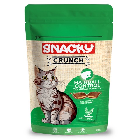 Felicia 12x1 Kg Kolajenli Tavuklu  Yetişkin Kedi Maması ( Snacky Kedi Crunch Ödül Hairball Cont.Tavuk 10'lu Hediye )