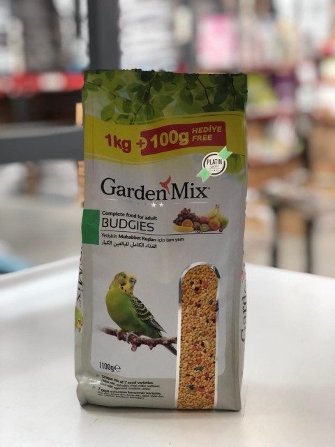 Gardenmix Platin Meyveli Muhabbet Kuş Yemi 1.1 Kg