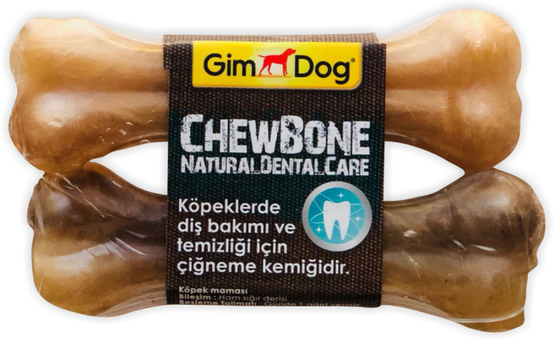 GimDog Mordimi Press Kemik 4,5'' - 11cm - 2li Naturel