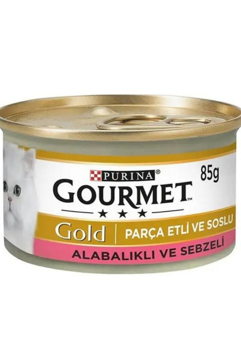 Gourmet Gold Alabalık Sebzeli Parça Etli-85 Gr