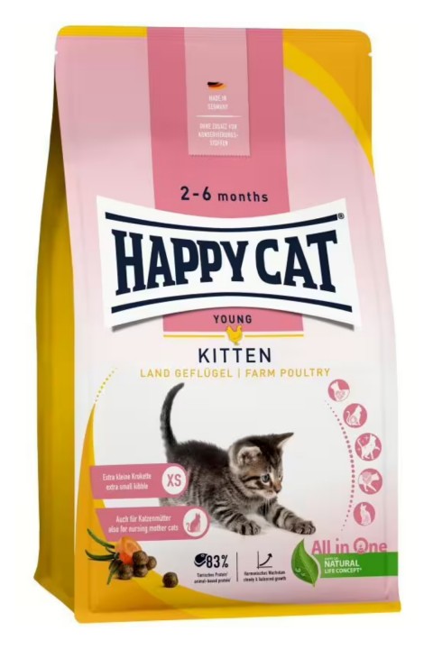 Happy Cat Kitten Land Tavuklu Yavru Kedi Maması 4 Kg