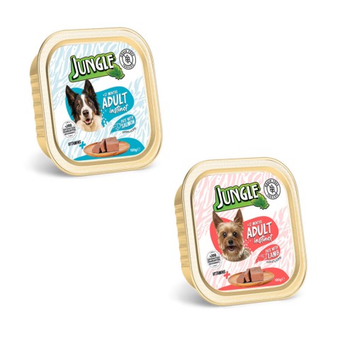 Jungle Köpek 100 gr Alucup Seti _ 2 + 2 Koli