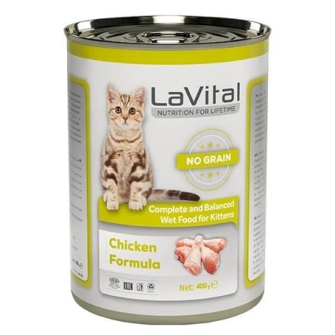 LAVITAL NG YAV.TAV.KEDI 400GG TAVUK ETLI EZME KONSERVE