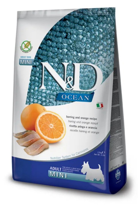 Nd Ocean R.Balığı Adult Mini Tahılsız Köpek Maması - 2.5 Kg