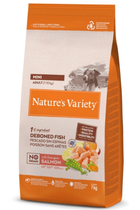 N.v. Dog No Graın Mını Adult Salmon 7 Kg