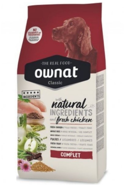 Ownat 20 Kg Tavuklu Classic Adult Köpek Maması