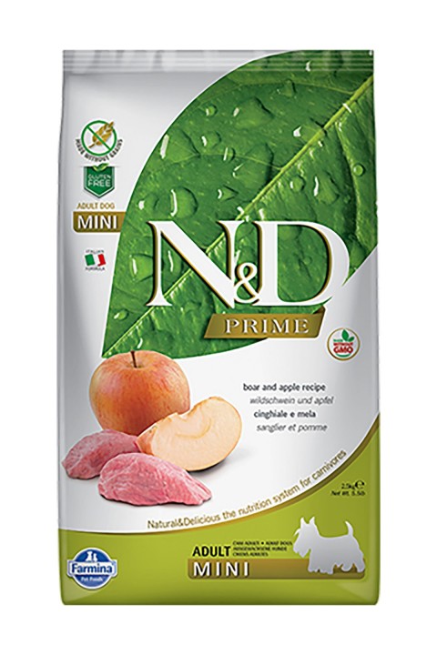Nd Prime Y.Domuz Adult Mini Tahılsız Köpek Maması - 2.5 Kg