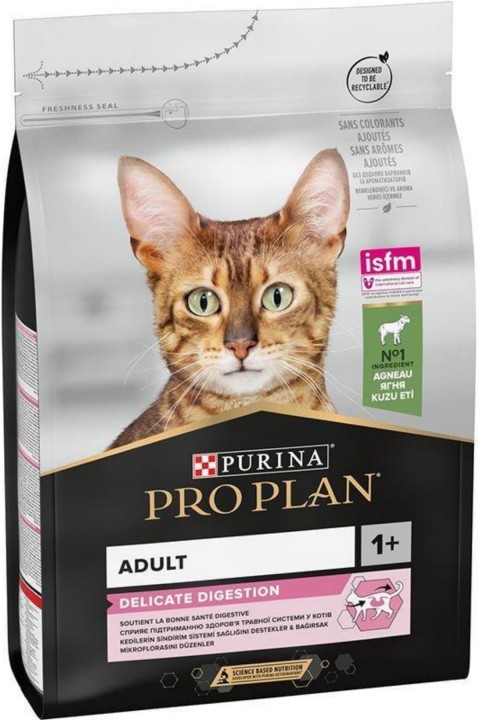 Pro Plan Delicate Adult Kuzu Etli Yetişkin Kedi Maması 10 Kg (12 Adet Quik Konserve Hediyeli)