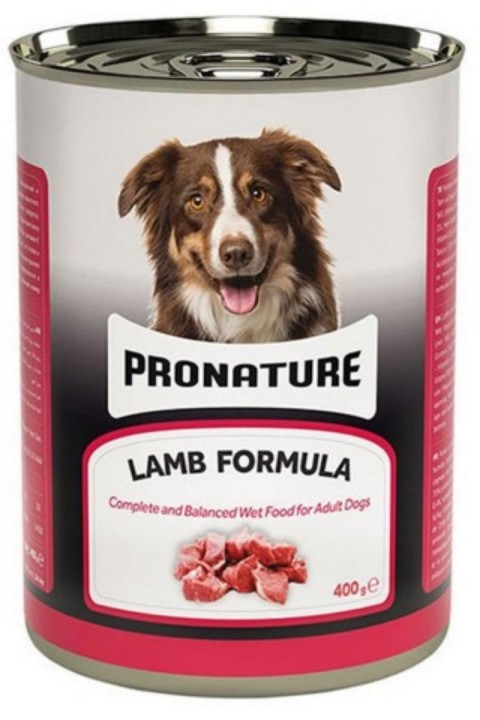 Pronature Kuzu Etli Yetişkin Köpek Konservesi 400 Gr