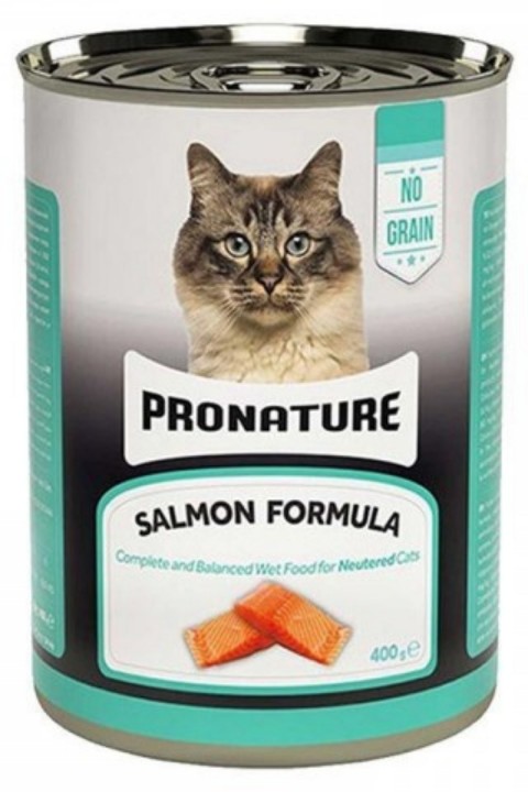 Pronature Tahılsız Somonlu Kısırlaştırılmış Kedi Konservesi 400 Gr