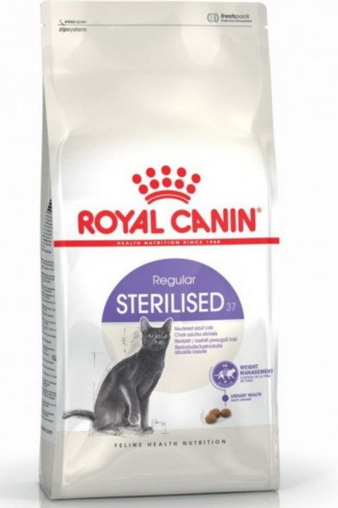 Royal Canin Sterilised 37 Kısırlaştırılmış Kedi Maması 15 Kg (18 Adet Quik Konserve Hediyeli)