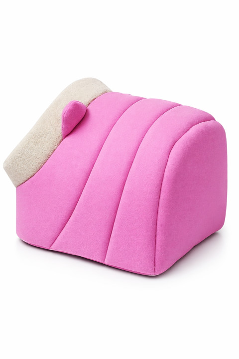 Trompet's Pembe Kulaklı Alaska Kedi ve Küçük Irk Köpek Yatağı