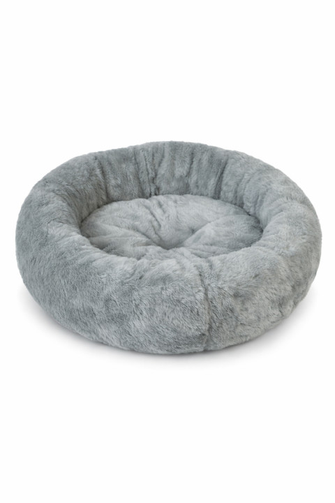 Trompet's Pufy Gri Simit Kedi ve Köpek Yatağı 60x60 Cm