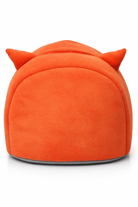 Trompet's Turuncu Kulaklı Yıkanabilir Kedi ve Köpek Yatağı