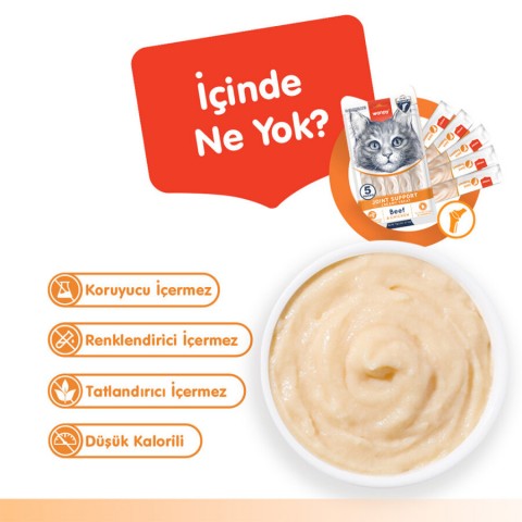 Wanpy Bone Support Sığır Eti&Tavuk 12'li-F.Krema Ödül 5x14gr