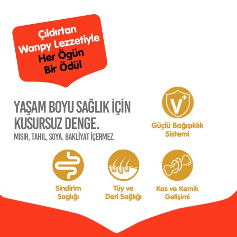 Wanpy Tahılsız Tavuklu Yetişkin Köpek Maması 1,5 kg