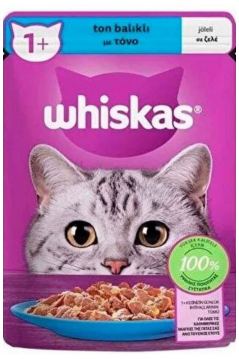 Whiskas Pouch ( 4 Çeşit Pure Delight Sığır,Pure Delight Tavuk,Ton Balık,Yavru Pouch )