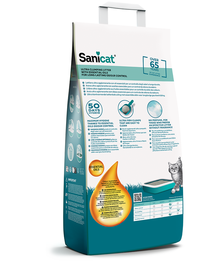 Sanicat Essential Oils Kokusuz Kedi Kumu 10 Kg Sanicat Essential Oils Kokusuz Kedi Kumu 10 Kg